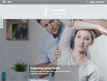 Tablet Screenshot of greenvillechiro.net